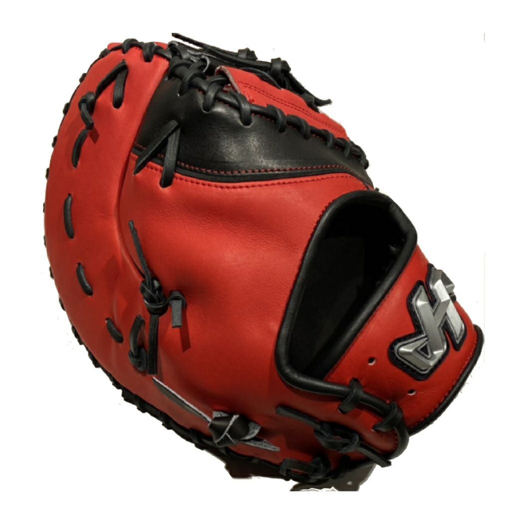 ハタケヤマ HATAKEYAMA 限定 軟式用ファーストミット 一塁手用 レッド