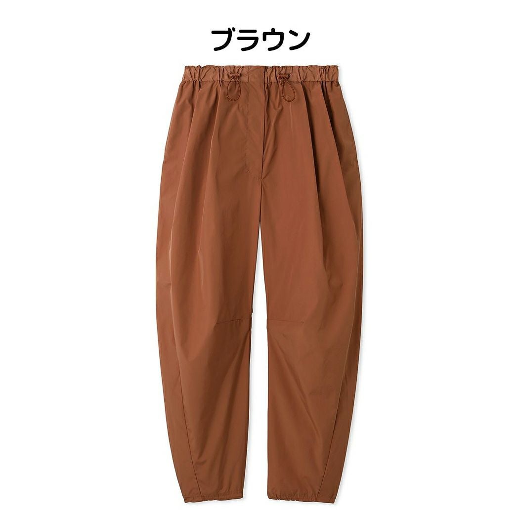 エミ emmi emmi atelier 撥水ウエストゴムパラシュートパンツ