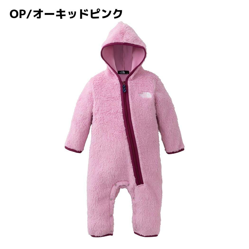 THE NORTH FACE 子ども用 ジャンプスーツ 紫/ピンク ザ・ノース・フェイス THE NORTH FACE Sherpa Fleece Suit シェルパ