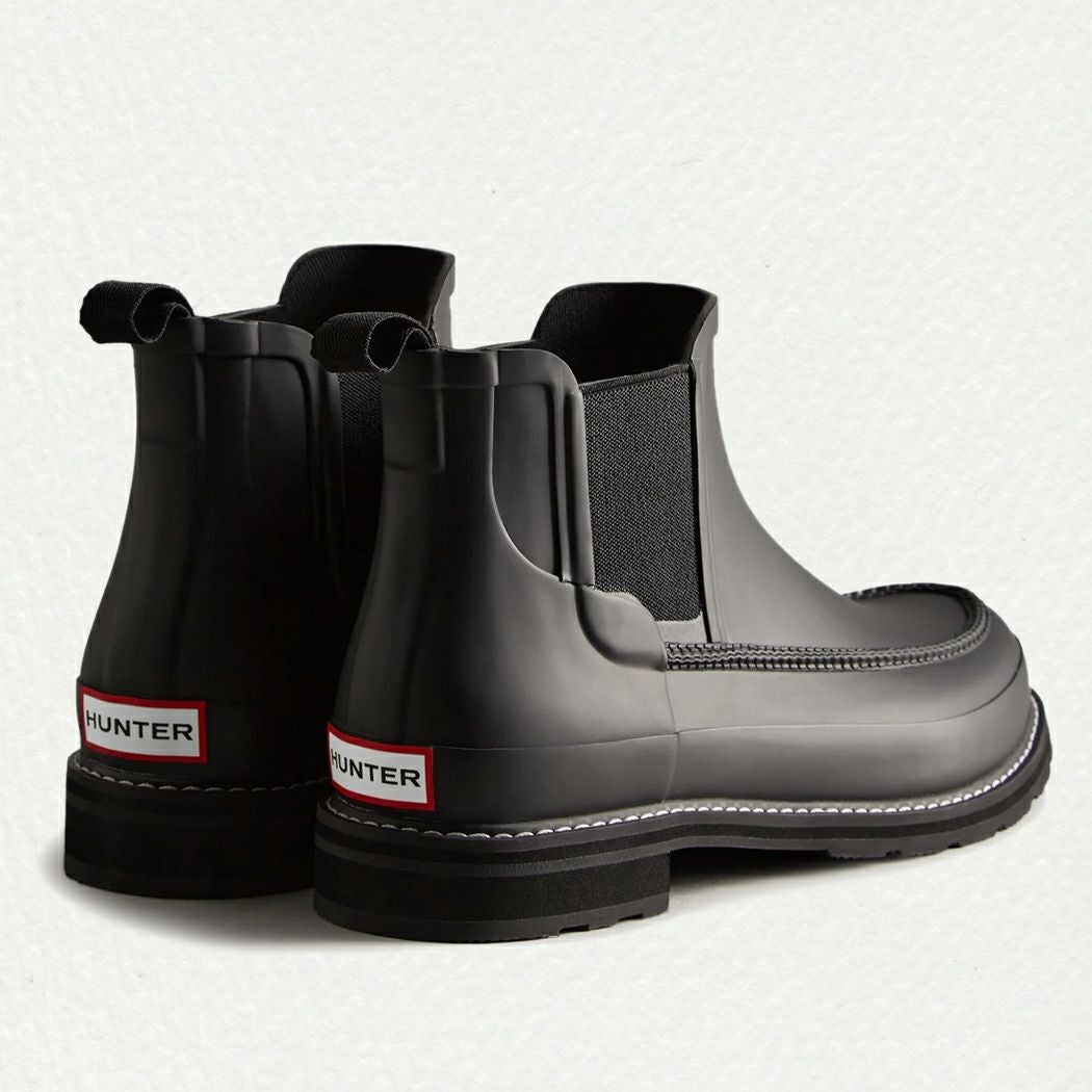 ハンター HUNTER 【正規取扱販売店】REFINED MOCK-TOE CHELSEA BOOTS