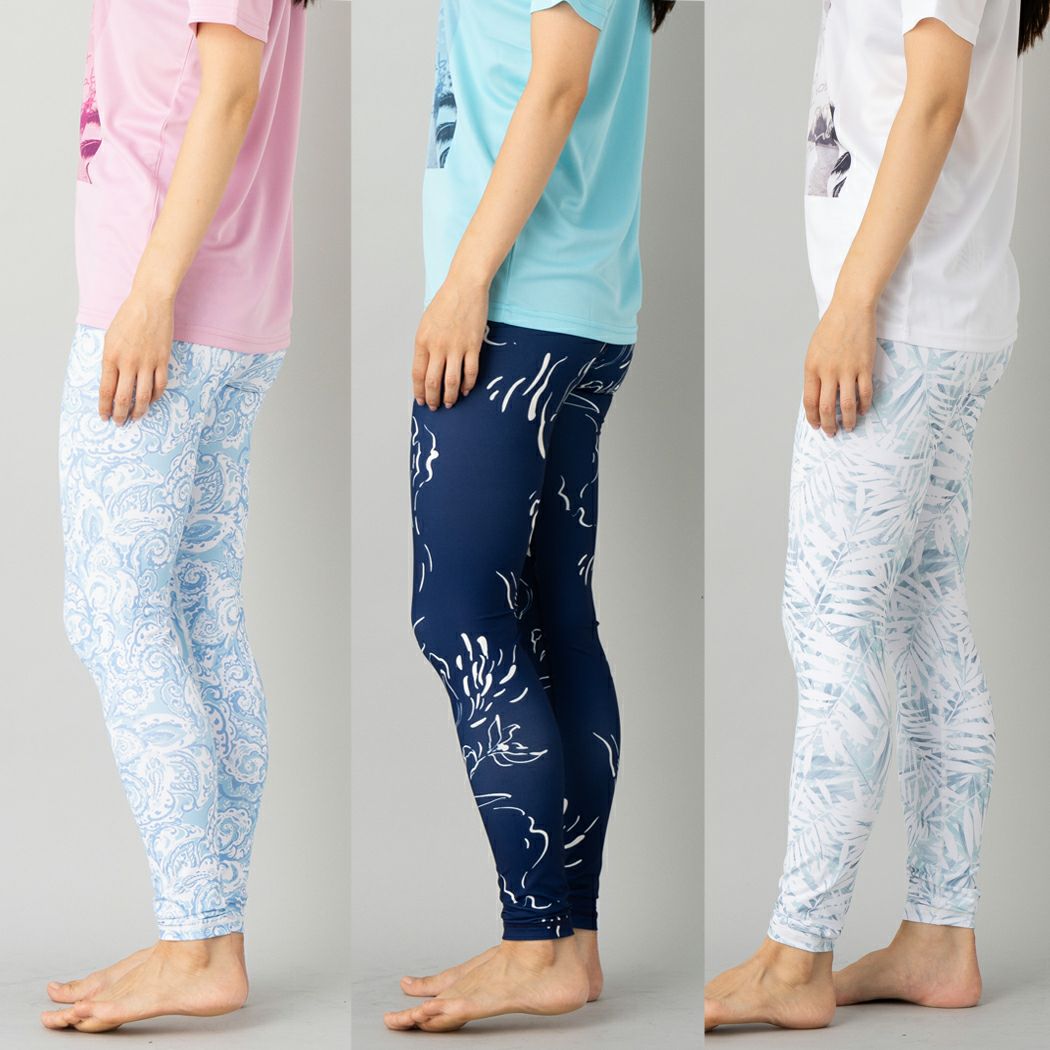 ダンスキン グラフィック総柄 スポーツタイツ TH レギンス ヨガ 新品L レギンス ヨガ yoga ロングタイツ レディース 総柄ロングタイツ