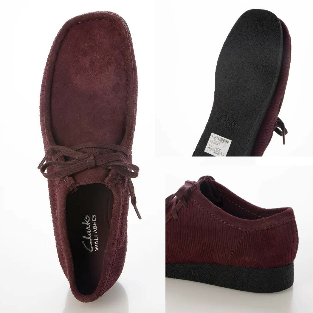 クラークス clarks WallabeeEVO ワラビーエヴォ メンズ バーガンディ