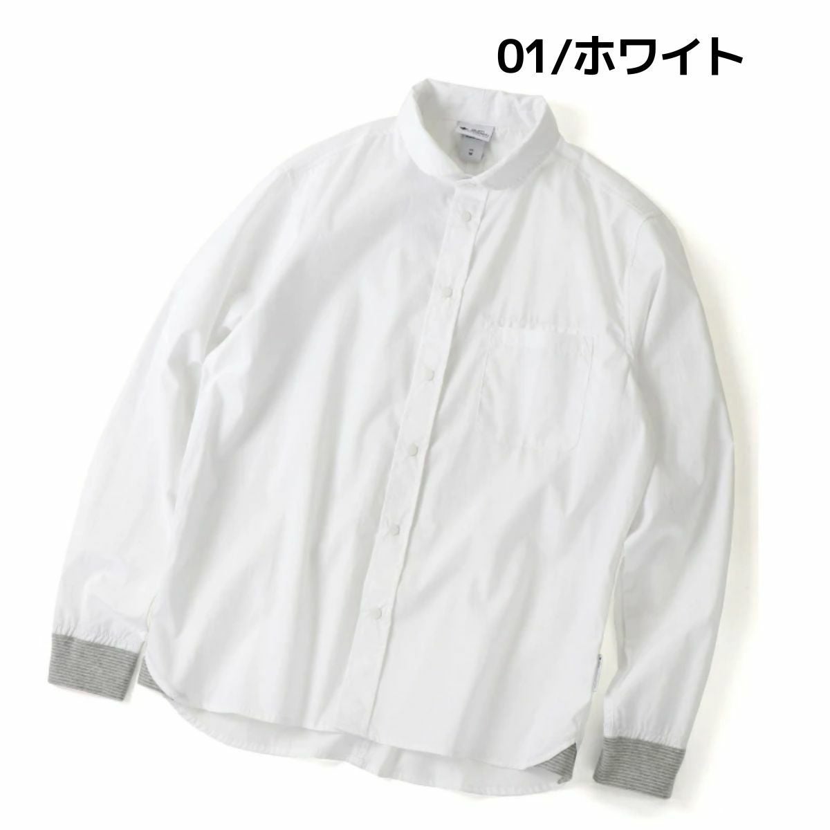 ジムマスター 2WAYショールカラー L/S スナップボタンシャツ メンズ