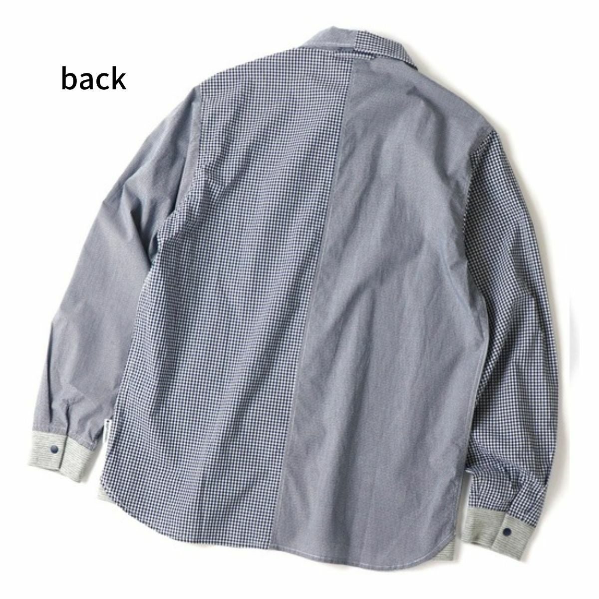 ジムマスター 2WAYショールカラー L/S スナップボタンシャツ メンズ