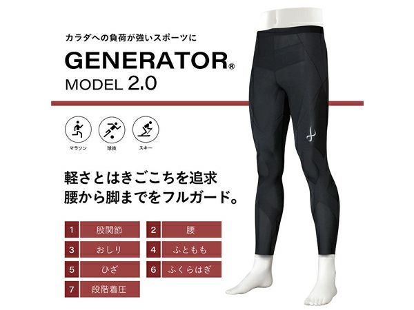 シーダブリューエックス ワコール ジェネレーターモデル2.0 スポーツ