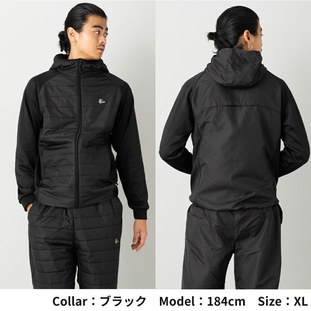 インフィット INFIT グラフェン中綿ニット切り替えジャケット メンズ