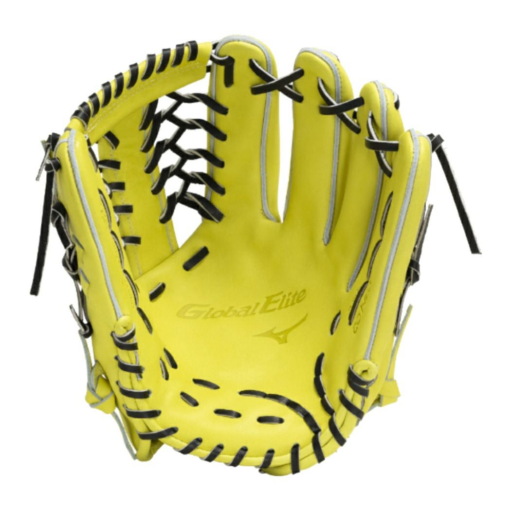 Global Elite 硬式グローブ イエロー　左 ミズノ MIZUNO 【専用グラブ袋付き】 グローバルエリート GlobalElite