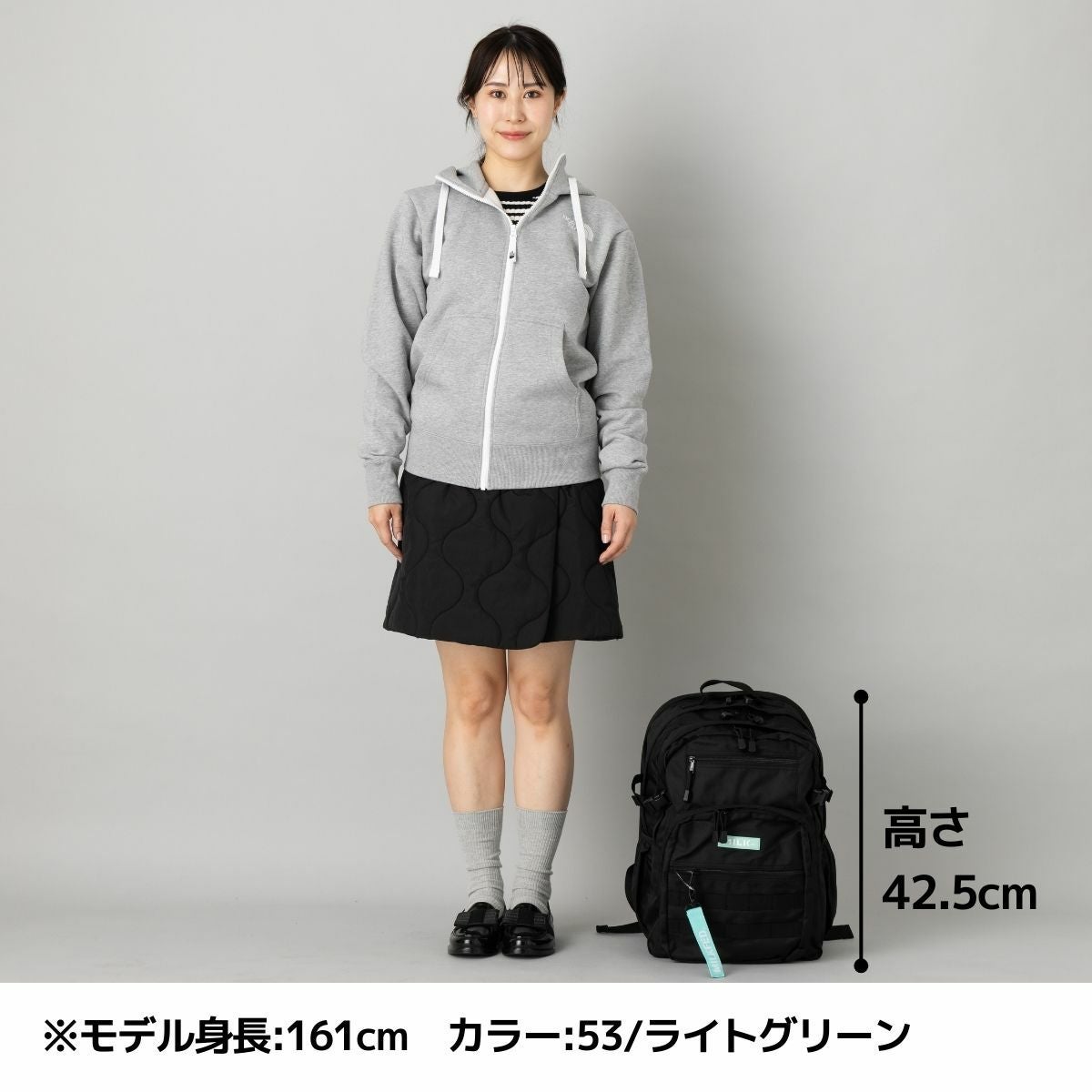 ミルクフェド MILKFED. ACTIVE DOUBLE POCKET MOLLE BACKPACK