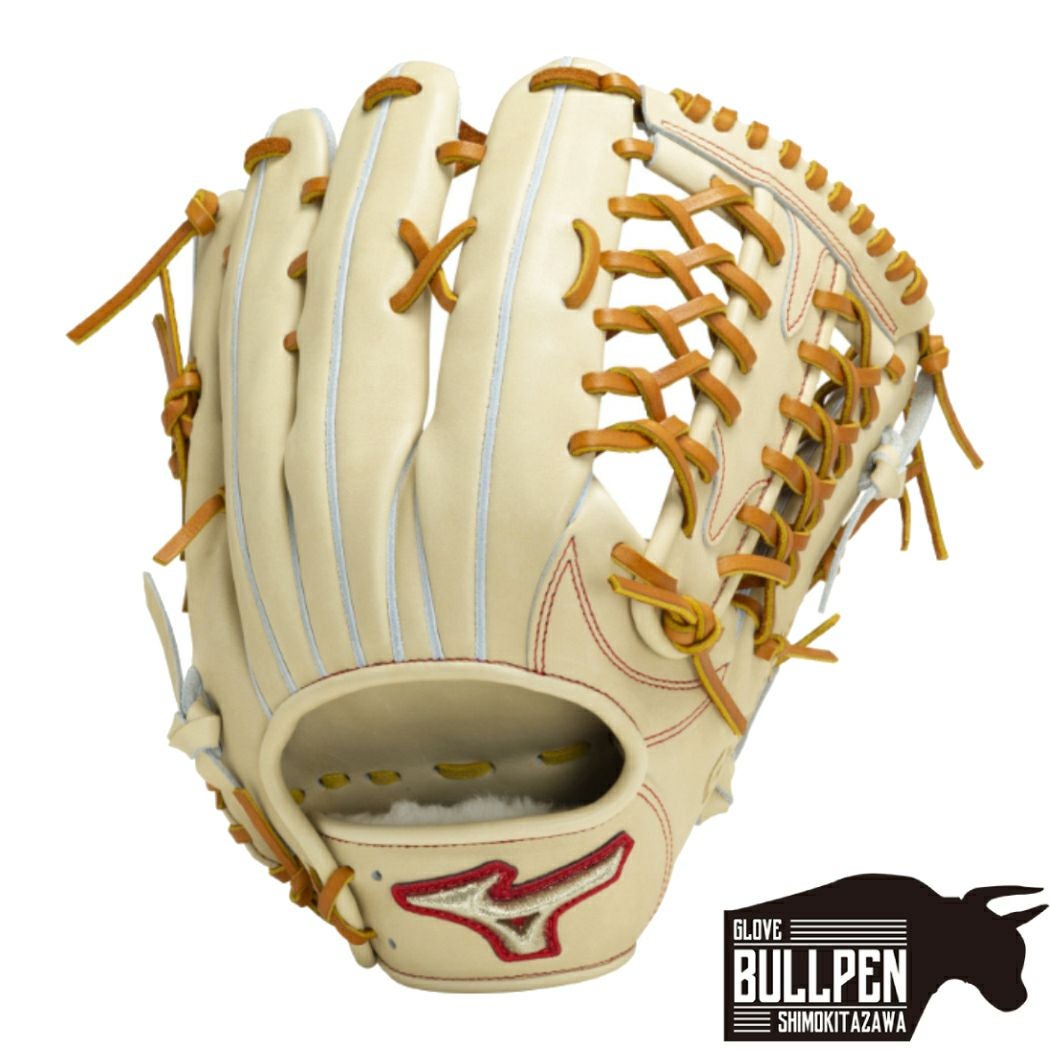 【新品未使用、日本製、軽量】グローバルエリートJAPAN 内野手 右投 ブロンド ミズノ グローバルエリート ジャパン 硬式用グラブ 外野手用 サイズ16N