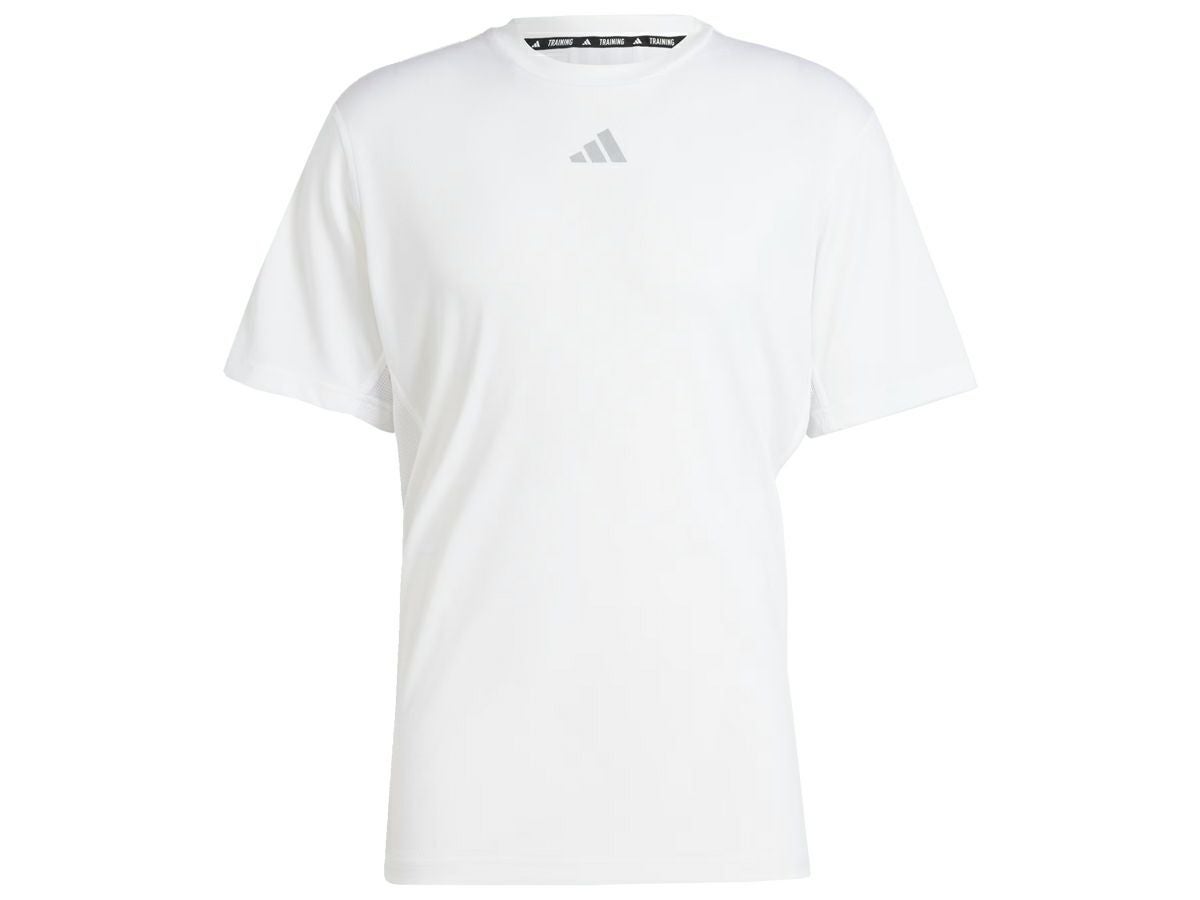 アディダス adidas HIIT ワークアウト 3ストライプス メッシュ Tシャツ