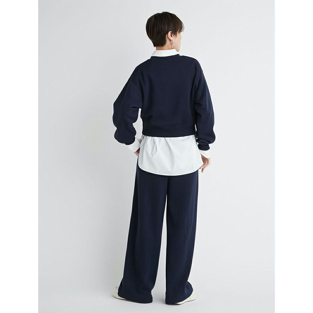 エミ emmi emmi atelier ewcショート丈ロゴスウェット レディース