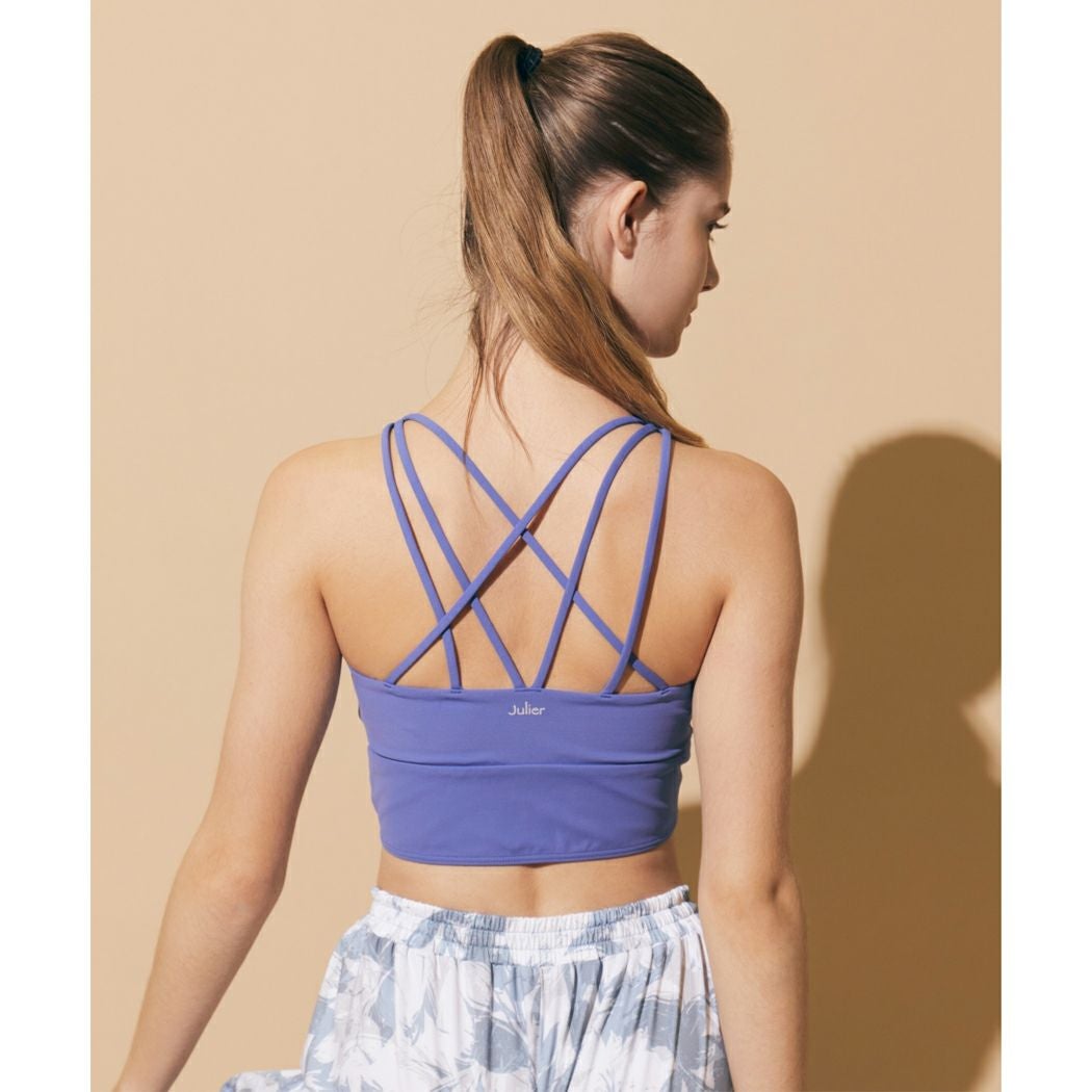 ジュリエ 定番 FITショートトップス パット付き UVカット 吸汗速乾