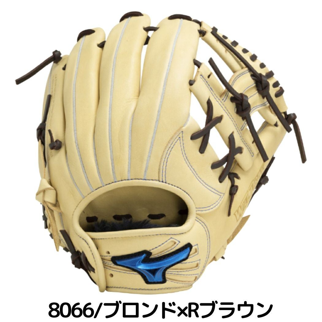 ミズノ ウィルドライブブルー 軟式用グラブ 内野手用 サイズ9 一般 IBE
