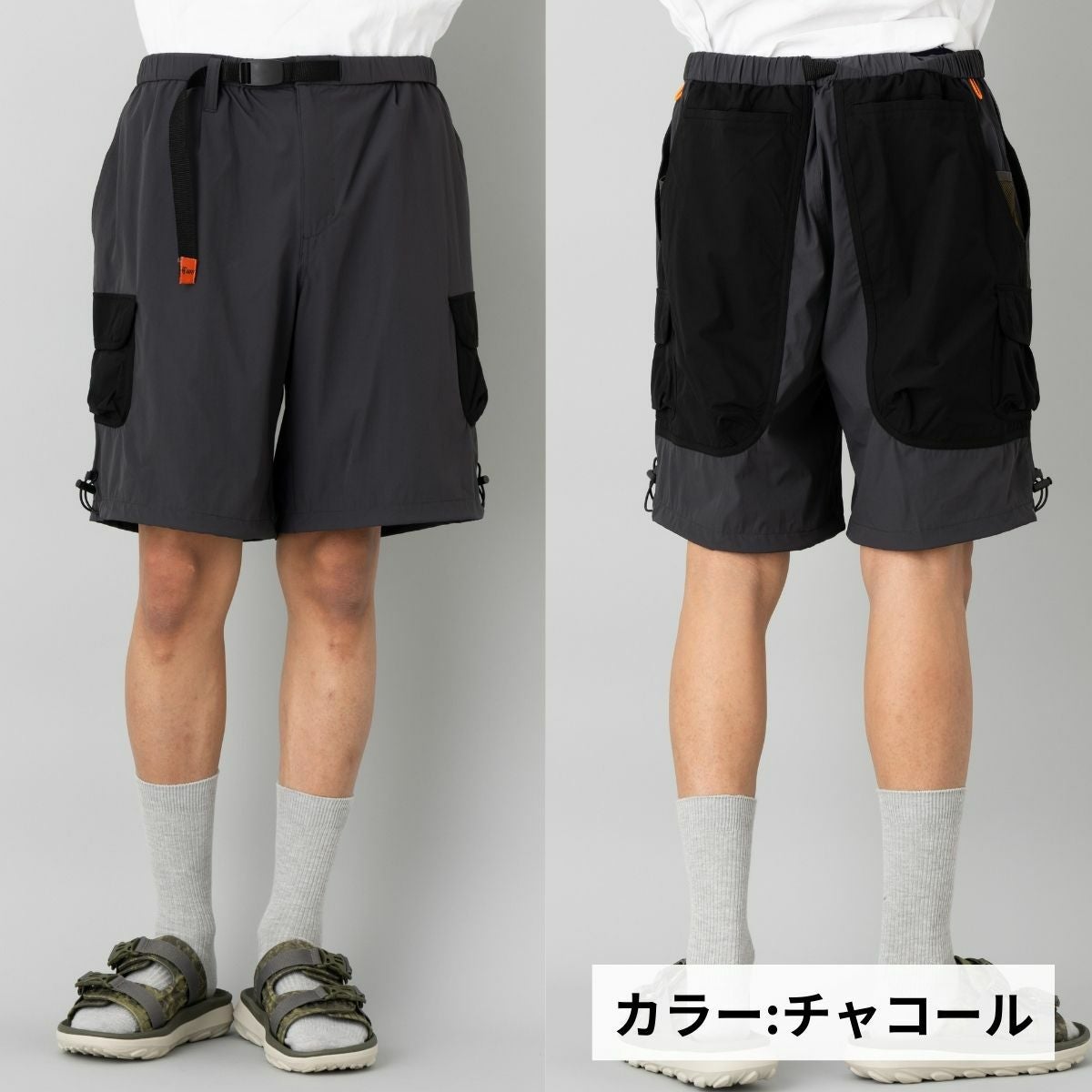 インフィット INFIT 多機能ポケット カーゴショートパンツ メンズ 春