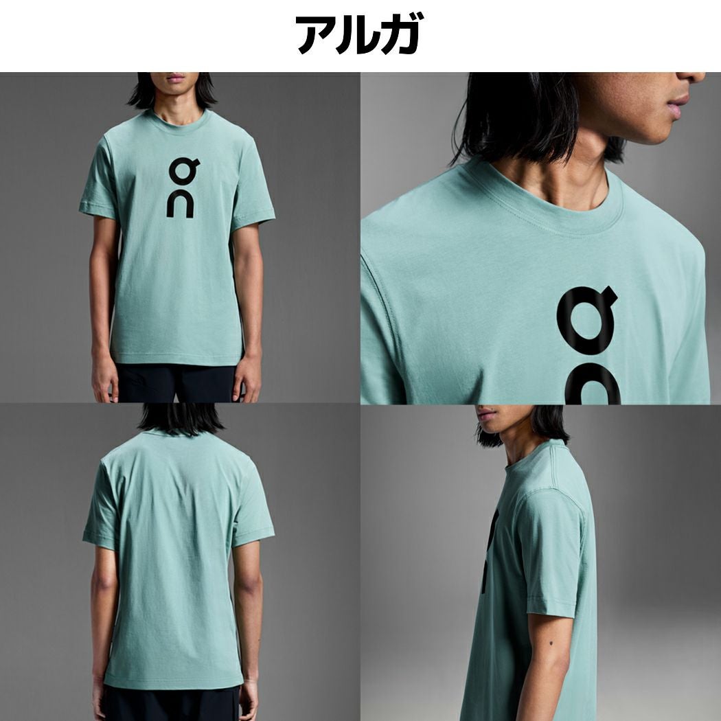 ホワイト 半袖 Tシャツ コットン　　　4 オン On Graphic-T グラフィックT メンズ Tシャツ 半袖 コットン100