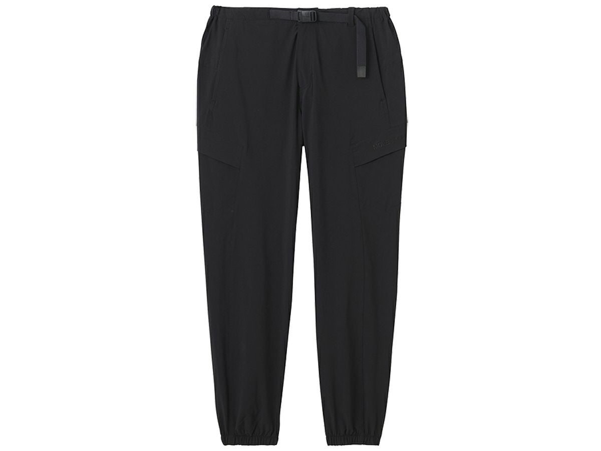 デサントパンツ　ストレッチ　ブラック デサント DESCENTE 4WAYストレッチナイロン カーゴジョガーパンツ(接触