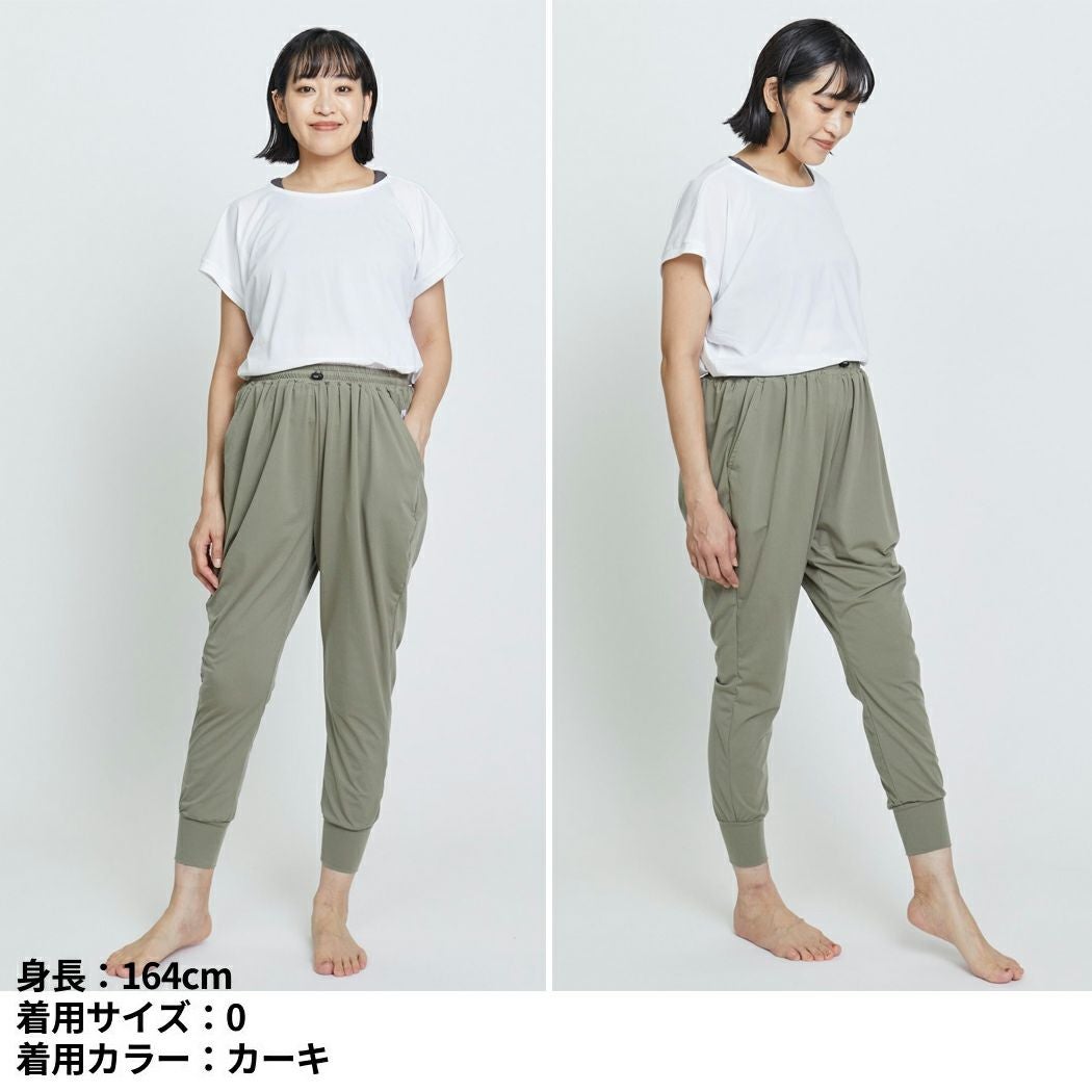 ジュリエ Julie 定番★ギャザーパンツ★ カーキー ０サイズ 新品❣️ ジュリエ Julier 定番 ライトプライムギャザーパンツ レディース 春 夏