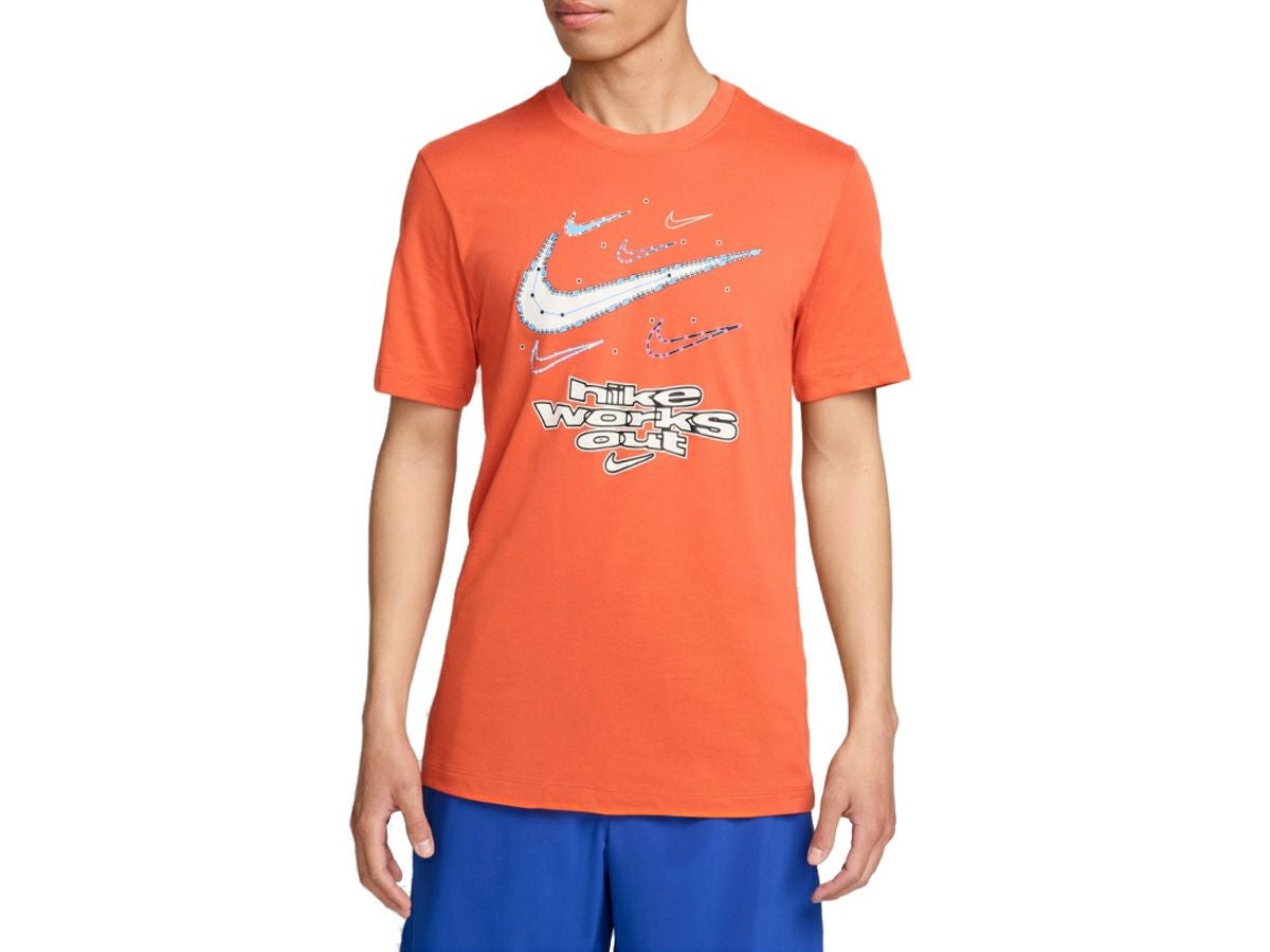 ナイキ NIKE Dri-FIT Tシャツ メンズ 春 夏 オレンジ 橙 スポーツ