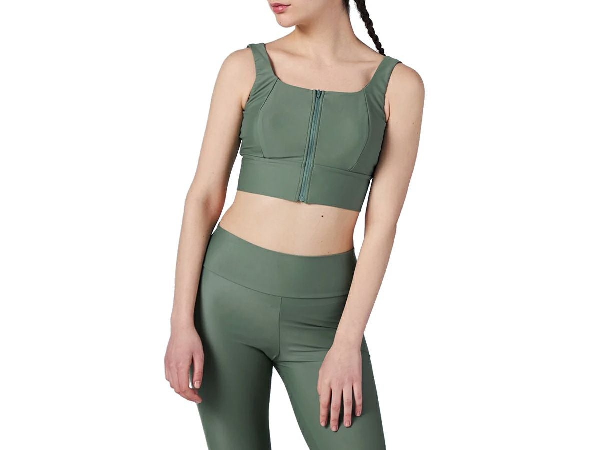 スーパーナチュラル sn super.natural エスエヌ FRONT ZIP BRA BACK