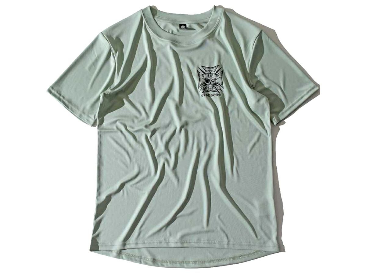 Eldoreso tシャツ エルドレッソ ボーン Tシャツ 緑 スポーツ トレーニング 半袖 ELDORESO