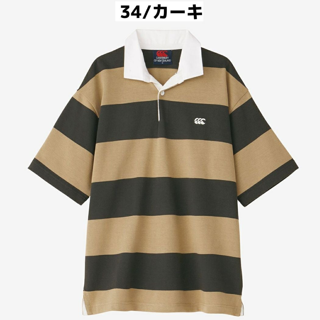 カンタベリー CANTERBURY ショートスリーブ 4インチ ストライプ