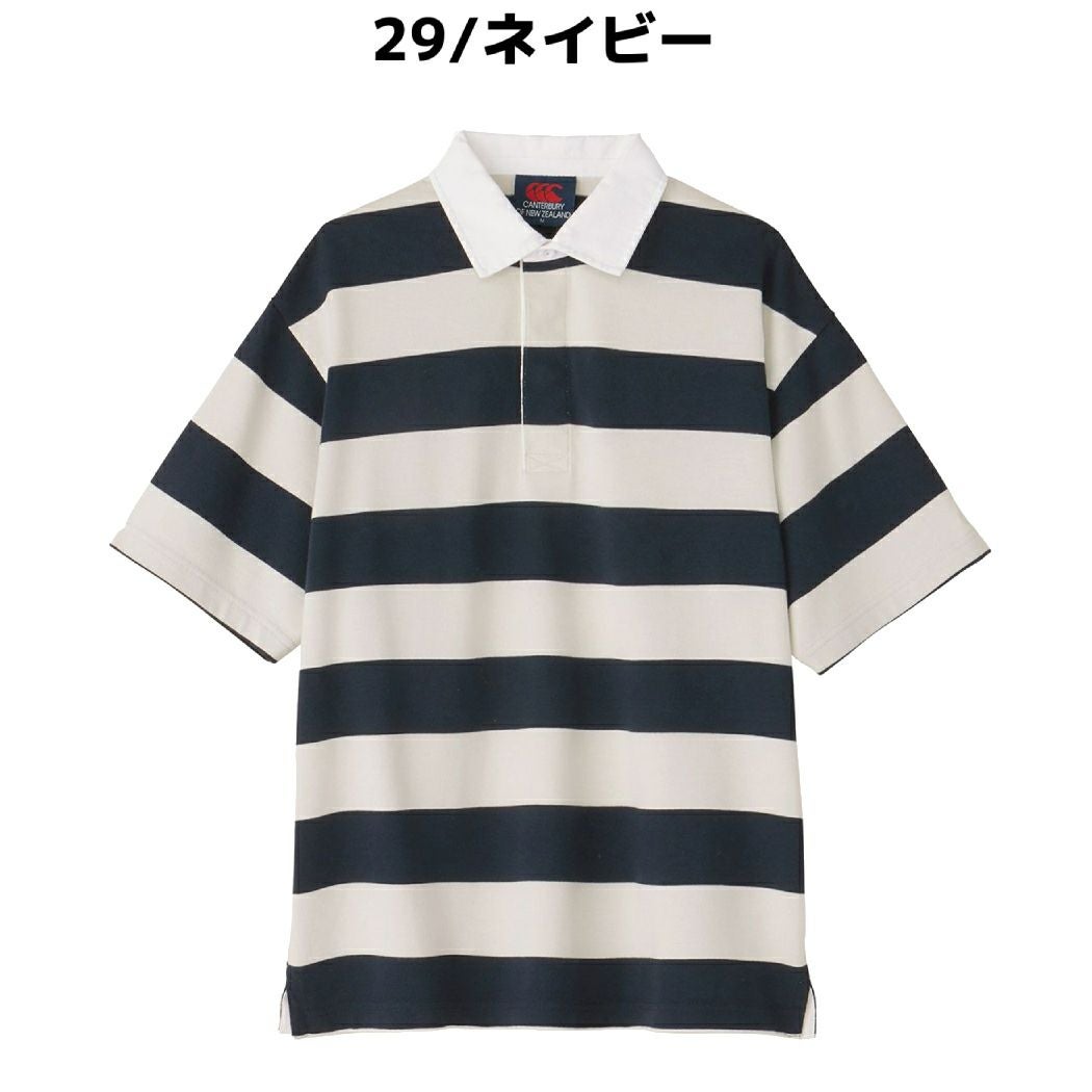 カンタベリー CANTERBURY ショートスリーブ2.5インチストライプ