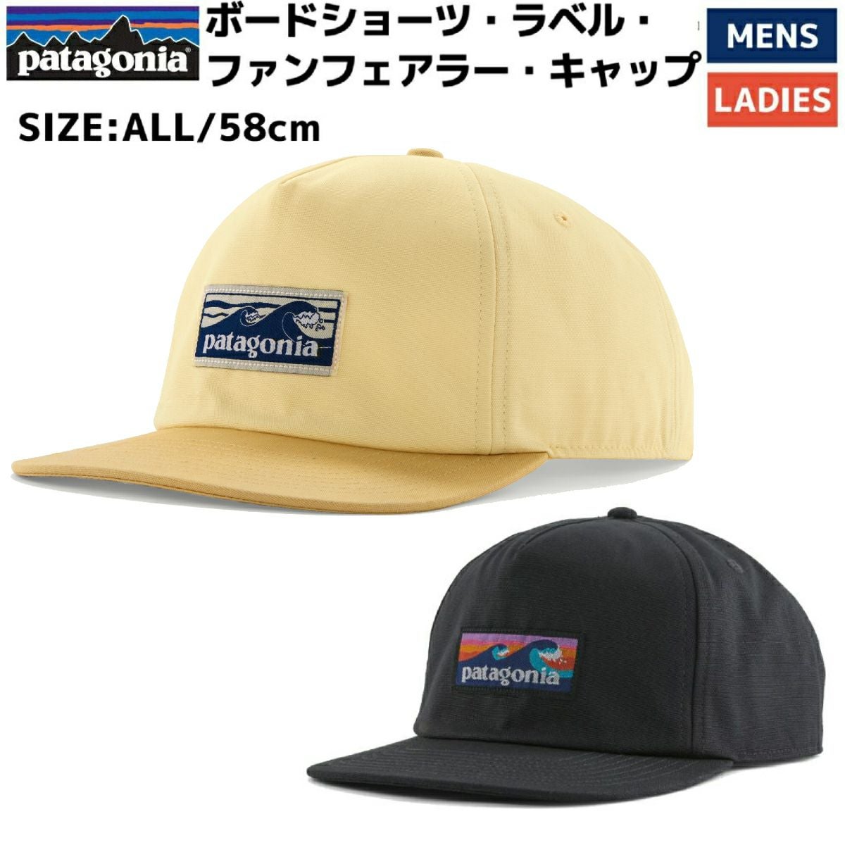 パタゴニア PATAGONIA ボードショーツ・ラベル・ファンフェアラー