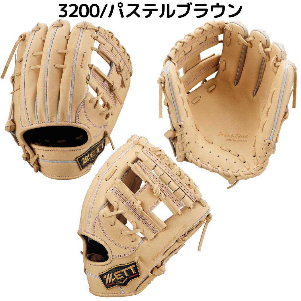 ゼット ZETT 【専用グラブ袋付き】 プロステイタスSE 硬式用グラブ 内