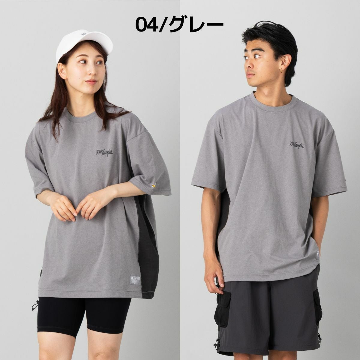 インフィット INFIT サイド切り替えリラックスフィットTシャツ メンズ