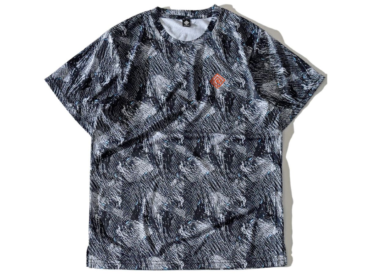 アシックス×エルドレッソ　半袖　Tシャツ　L エルドレッソ ELDORESO Thunder Fog Tee サンダー フォグ Tシャツ ユニ