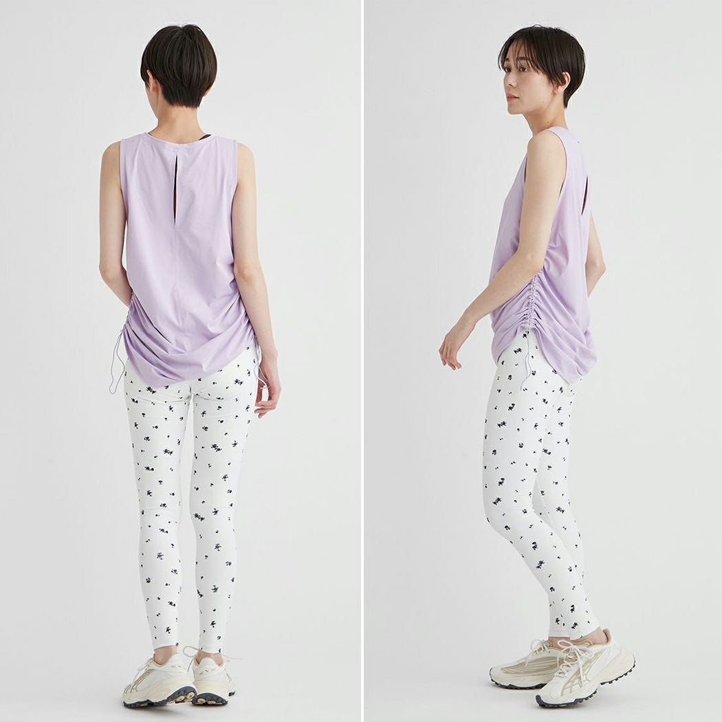 エミ emmi emmi yoga ミニフラワーUVカットレギンス レディース