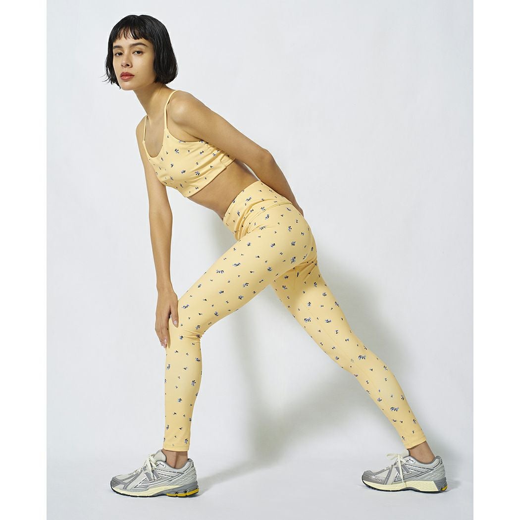 エミ emmi emmi yoga ミニフラワーUVカットレギンス レディース