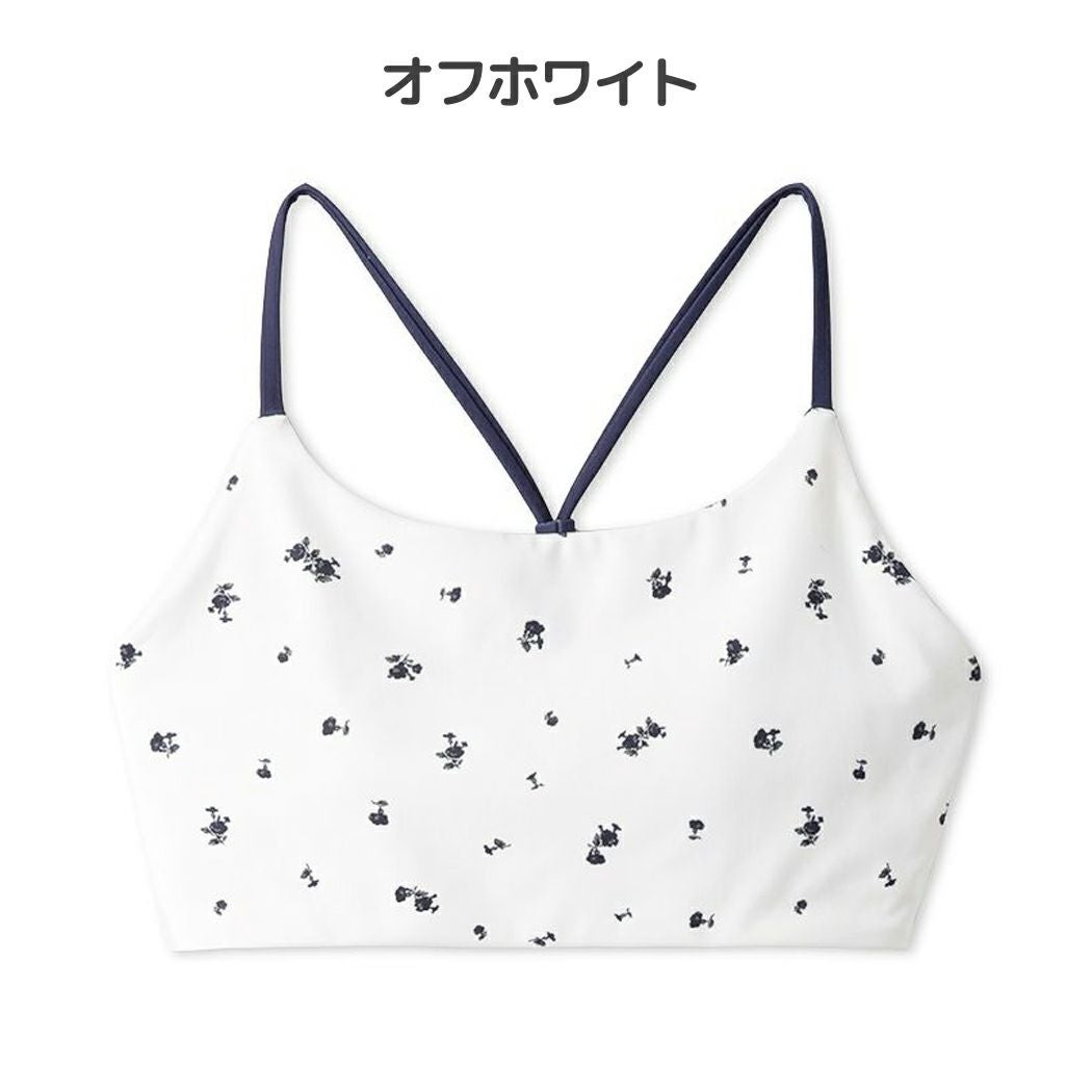 emmi　ミニフラワーUVカット／レギンス&ブラトップセット／０サイズ emmi（エミ）の「【emmi yoga】ミニフラワーUVカットレギンス