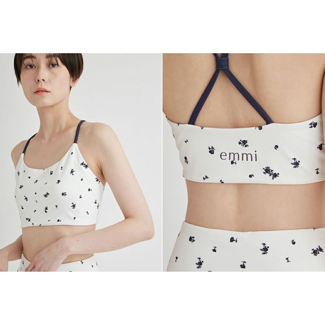 エミ emmi emmi yoga ミニフラワーUVカットブラトップ レディース