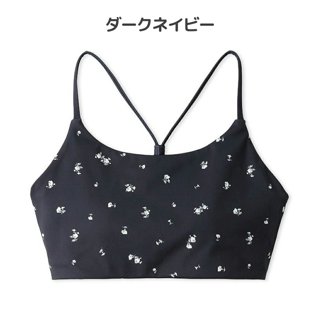 エミ emmi emmi yoga ミニフラワーUVカットブラトップ レディース