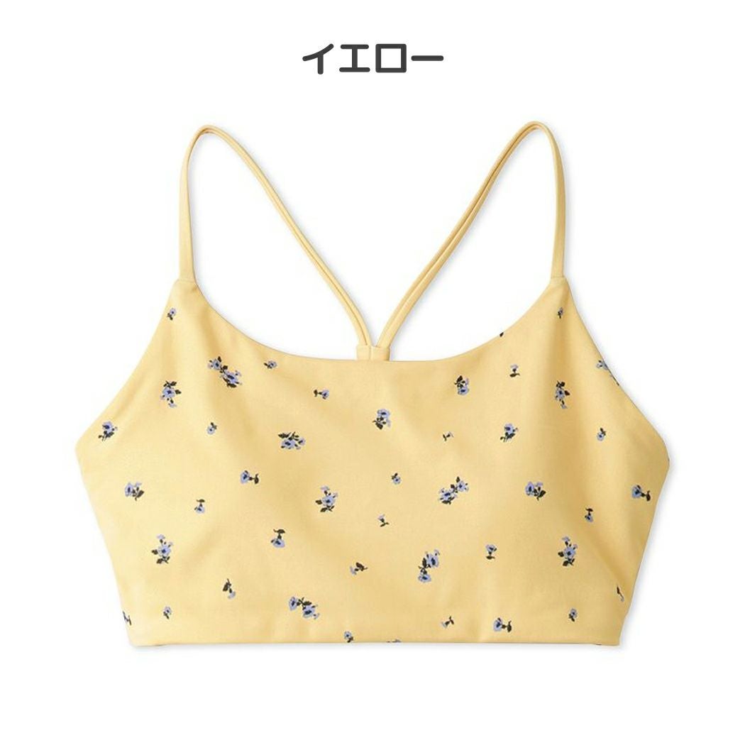 エミ emmi emmi yoga ミニフラワーUVカットブラトップ レディース