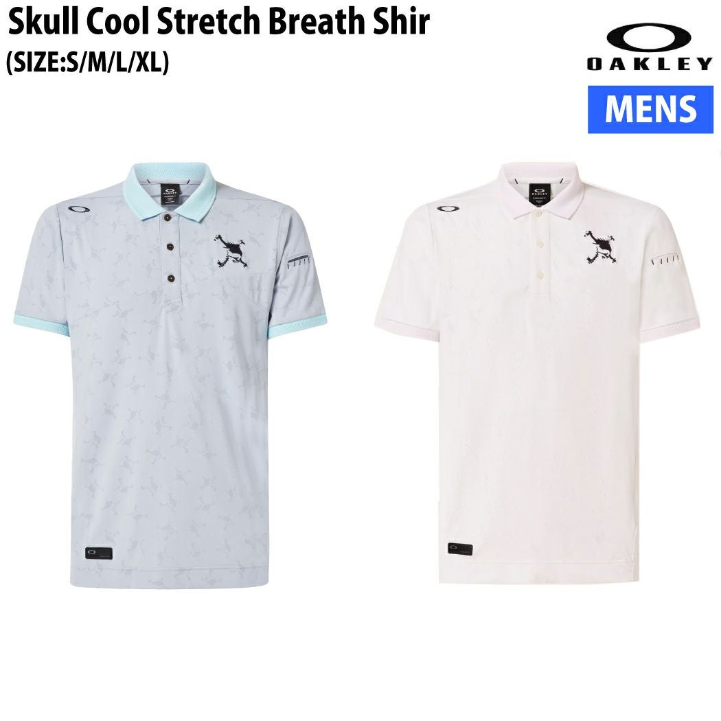 オークリー OAKLEY Skull Cool Stretch Breath Shir ポロシャツ 半袖
