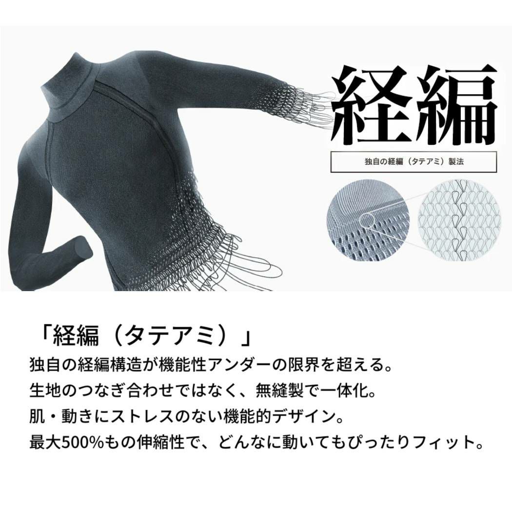 ゼロフィット ZEROFIT ICE WEAVE アイスウィーブ・クルーネック メンズ