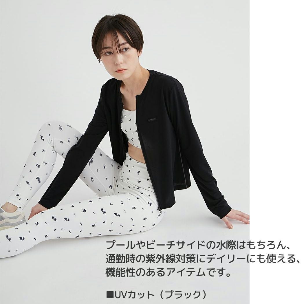 エミ emmi emmi atelier エミアトリエ emmiロゴジップカーディガン