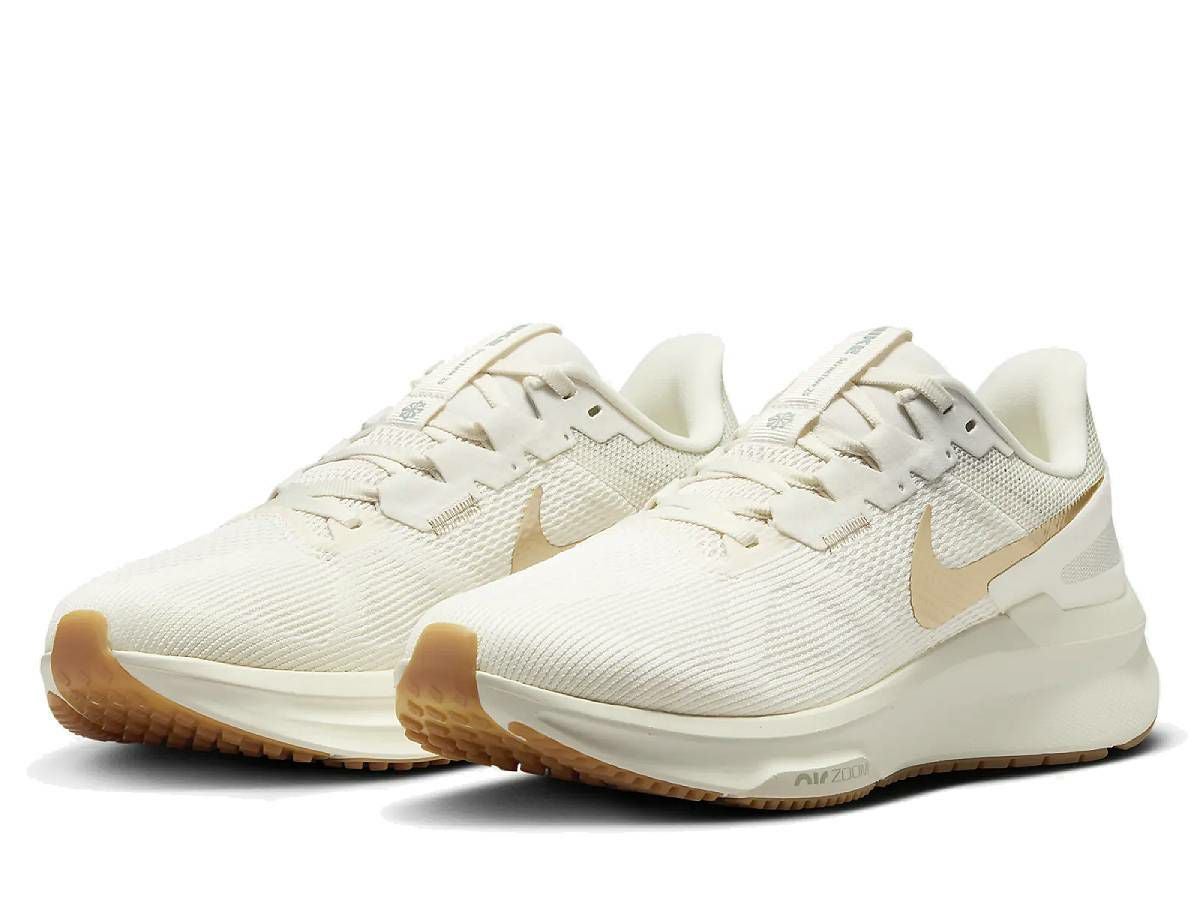 Nike Air Zoom ホワイト/ゴールド 人工芝用　ナイキ　シューズ ナイキ NIKE AIR ZOOM STRUCTURE 25 エア ズーム ストラクチャー 25