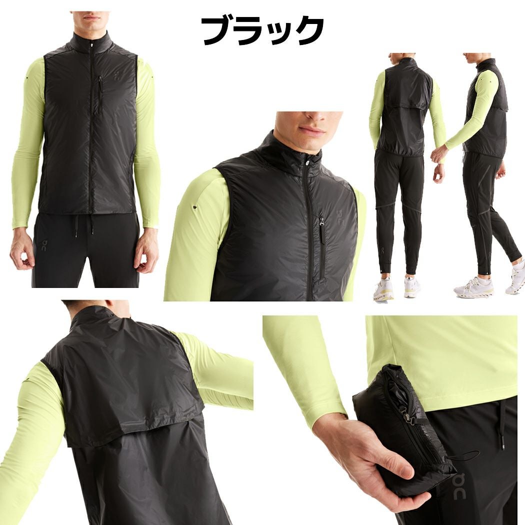 on weather vest Sサイズ オン On Weather Vest ウェザーベスト メンズ ベスト ランニング 軽量
