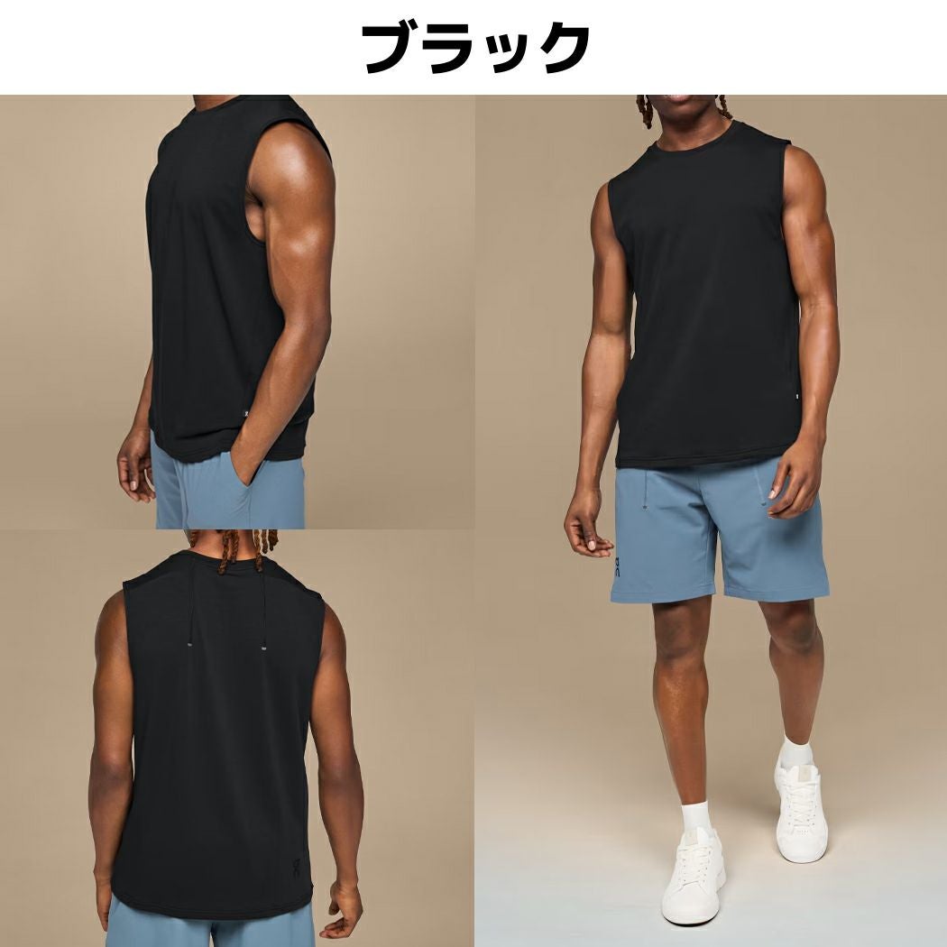 オン On Focus Tank フォーカスタンク メンズ ブラック グレー タンク