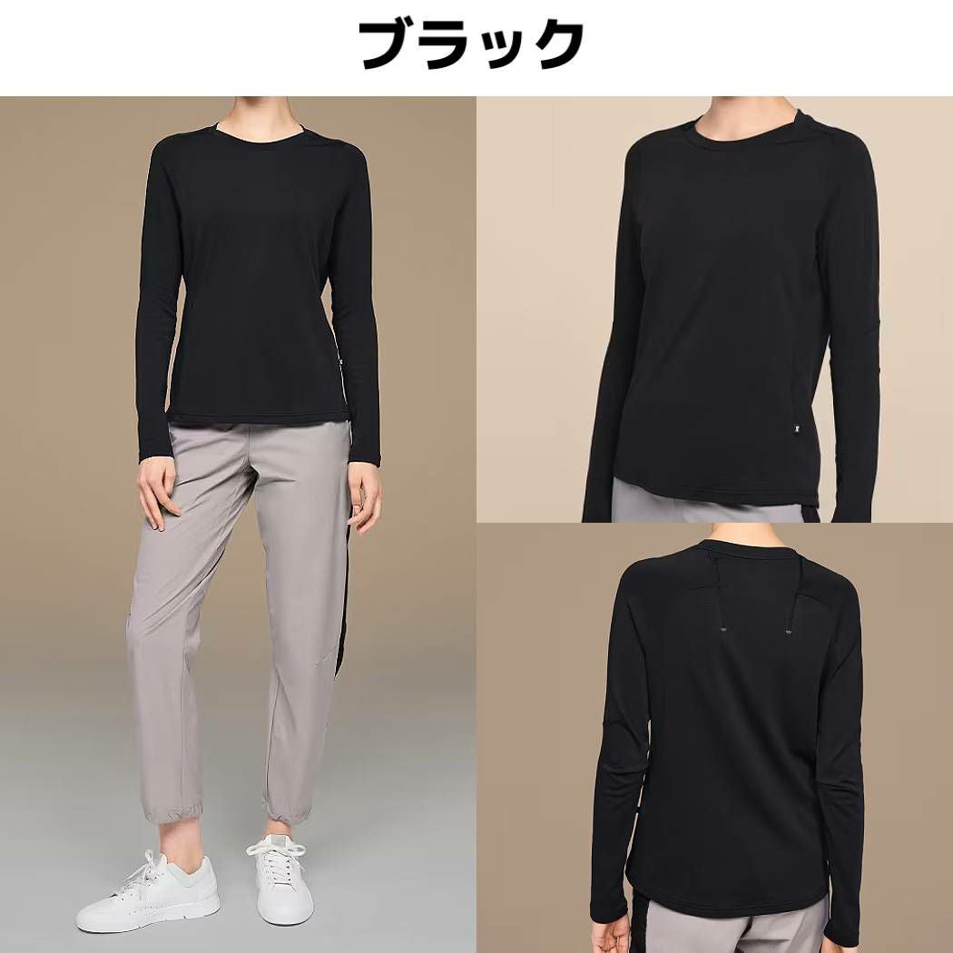 オン On Focus Long-T フォーカスロングT レディース 秋 冬 ブラック