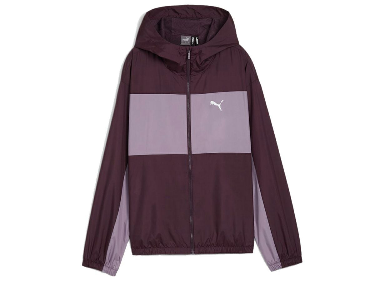 プーマ PUMA メッシュ ライン ウィンドブレーカー レディース ワイン