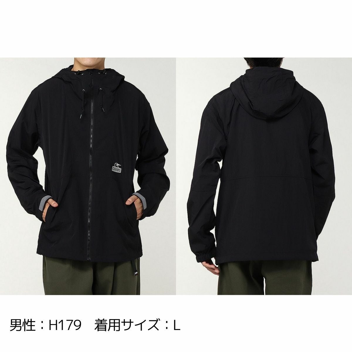 チャムス キャンプフィールドフーディ 軽量 はっ水 撥水 カジュアル