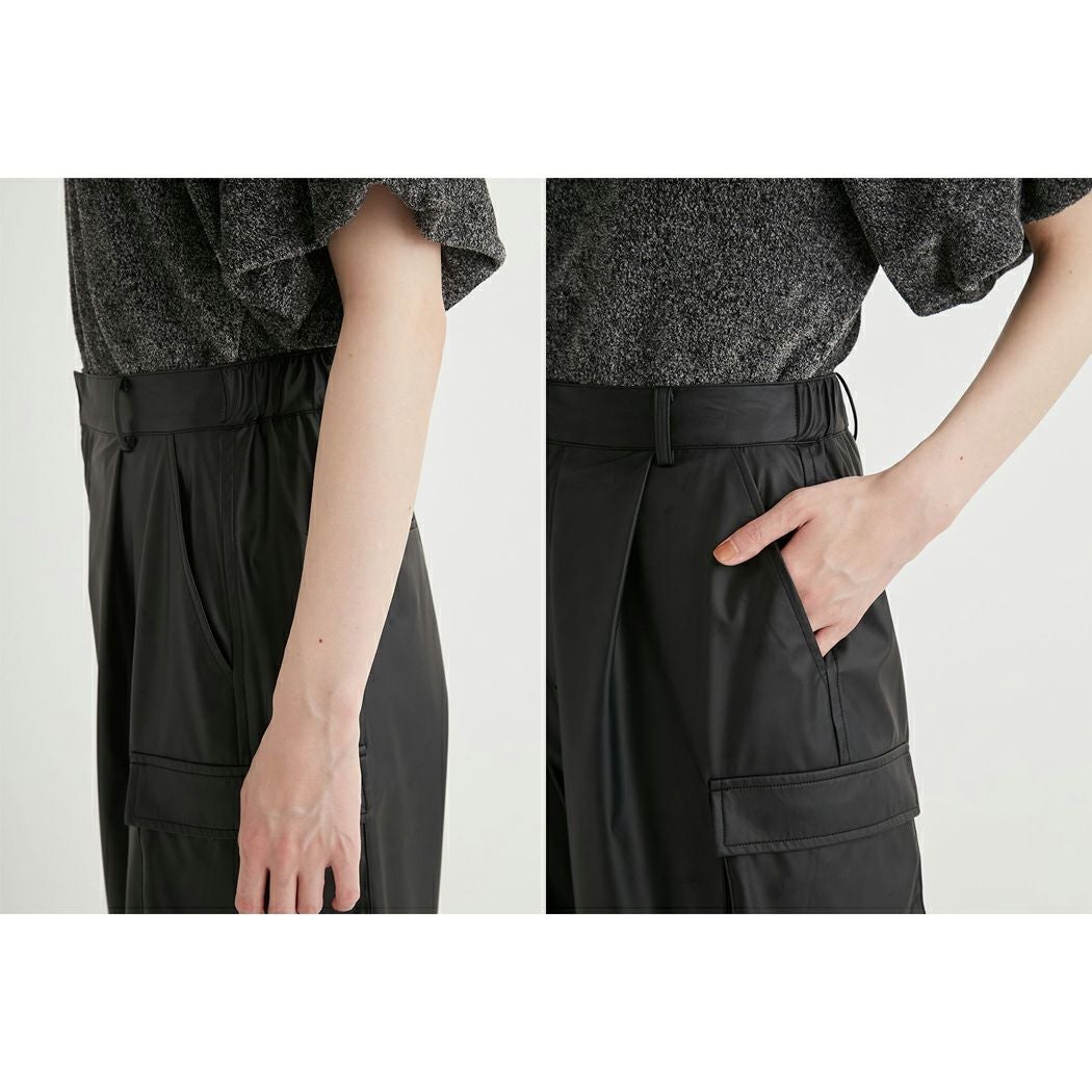エミ emmi タックドロストフォルムカーゴパンツ レディース ブラック エミ emmi タックドロストフォルムカーゴパンツ レディース ブラック