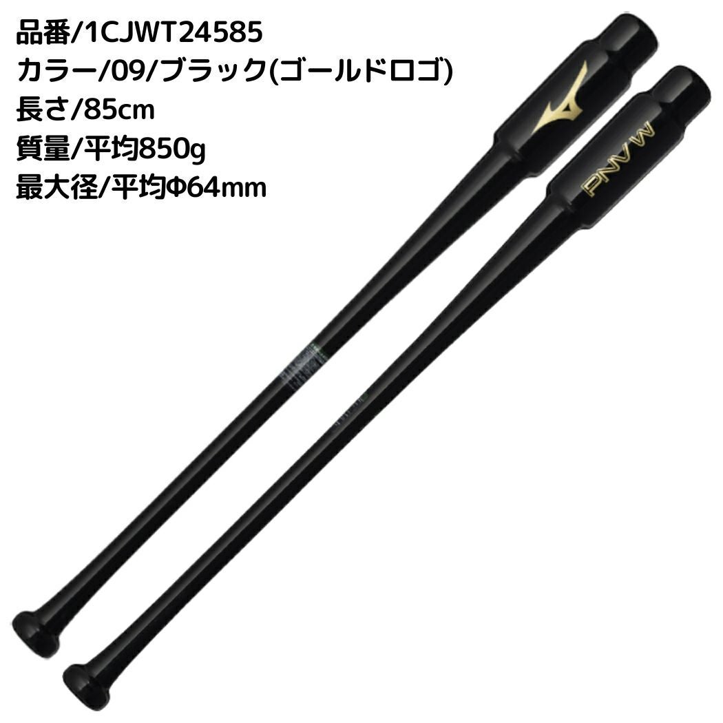 ミズノ 木製 トレーニングバット 一般 打撃可 野球 硬式 バット 実打