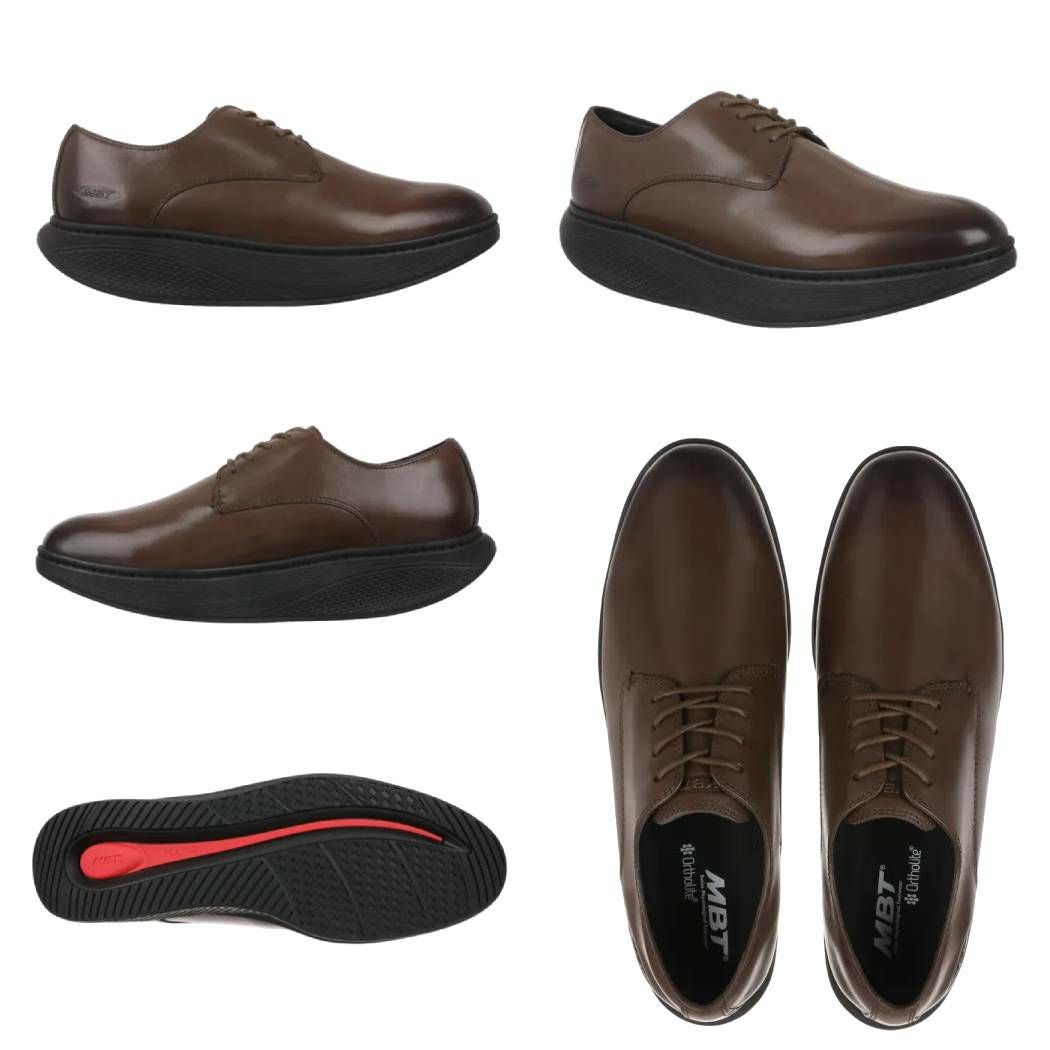 エムビーティー ビジネスシューズ 革靴 茶色 カジュアル ウォーキング