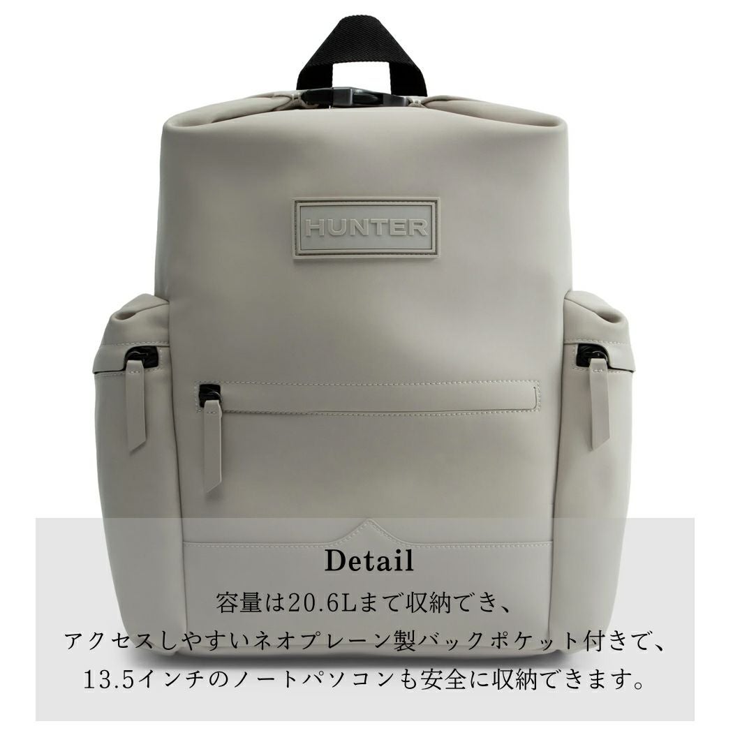 ハンター オリジナル ラージ トップクリップ バックパック ラバー