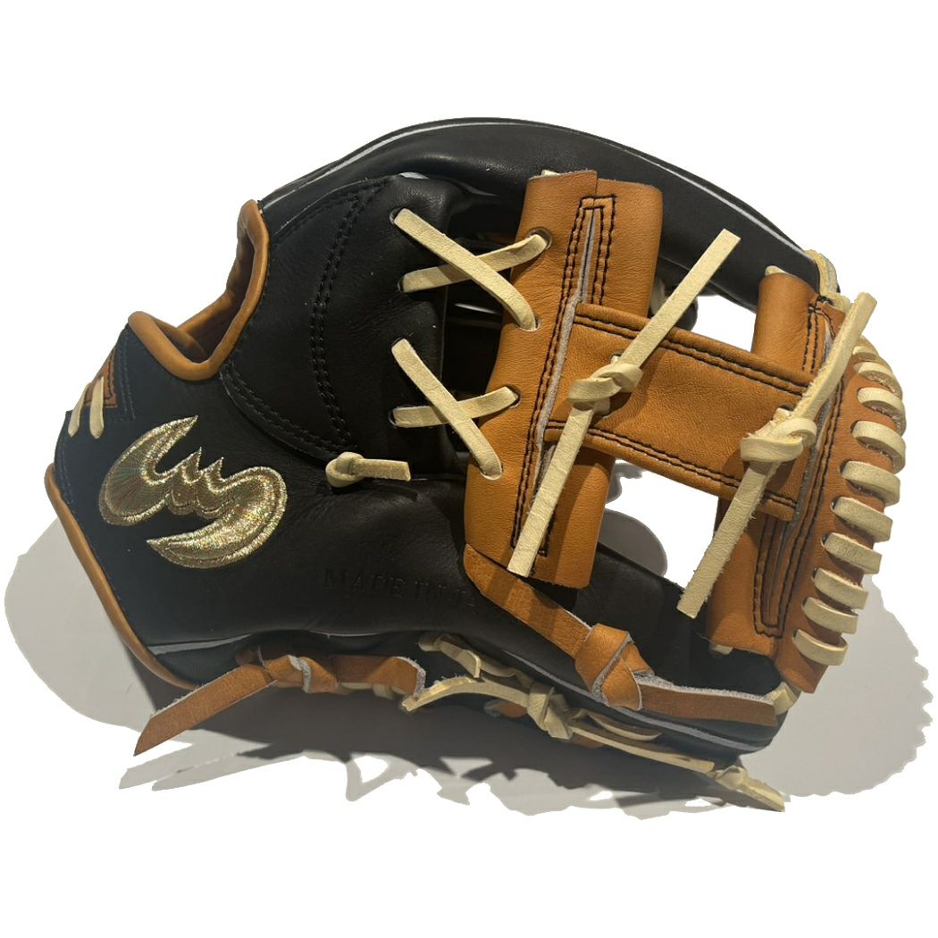ジームス 限定 軟式用グラブ 内野手用 三方親 コウモリマーク SB型